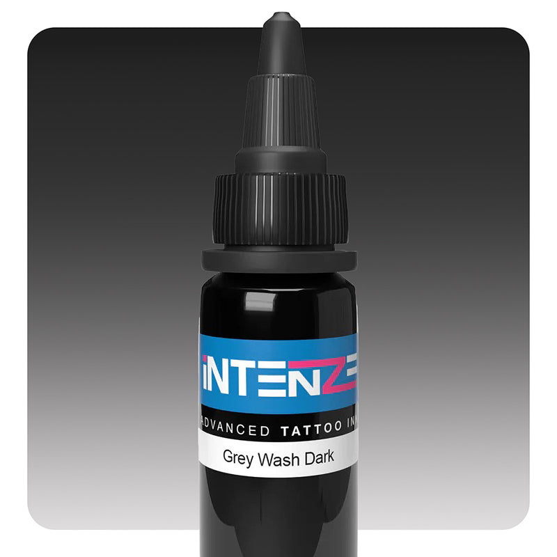 Gray Wash Dark — Intenze Tattoo Ink — Pick Size - Ultimate Tattoo Supply