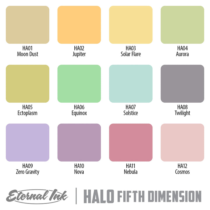 Eternal Tattoo Ink - Halo Fifth Dimension Set - Ultimate Tattoo Supply