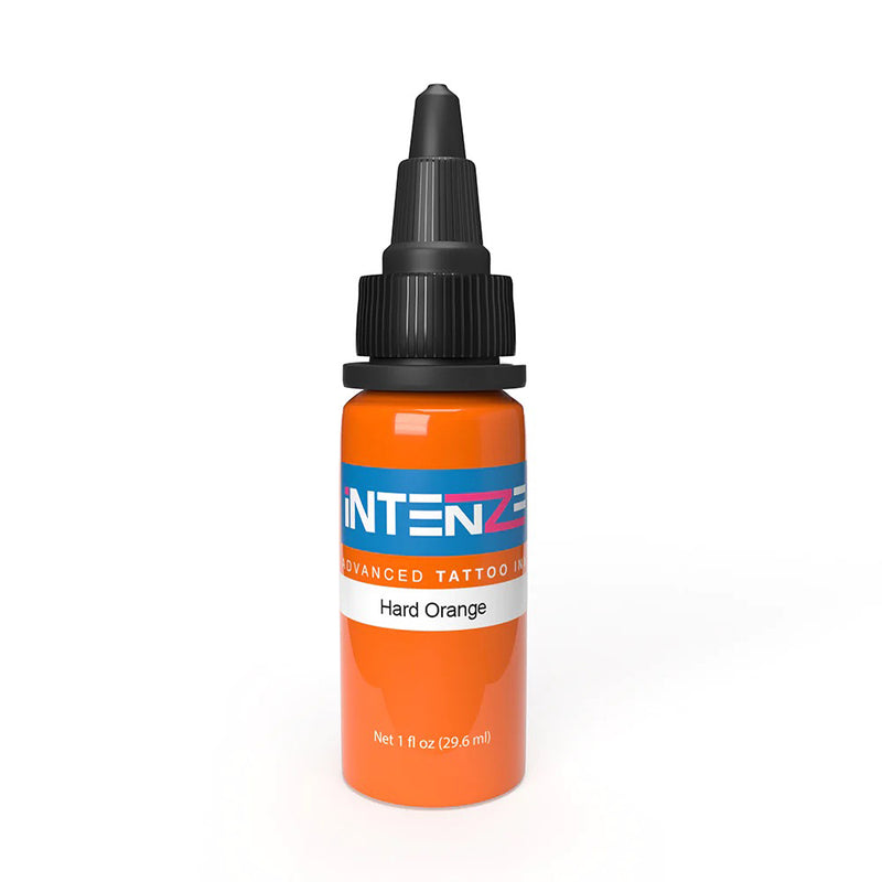 Hard Orange — Intenze Tattoo Ink — Pick Size - Ultimate Tattoo Supply