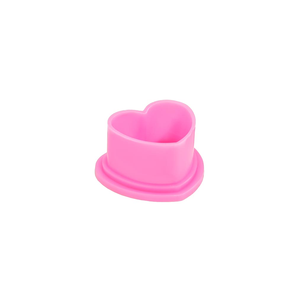 Saferly Heart Ink Caps — Bag of 500 — Pick Color and Size - Ultimate Tattoo Supply