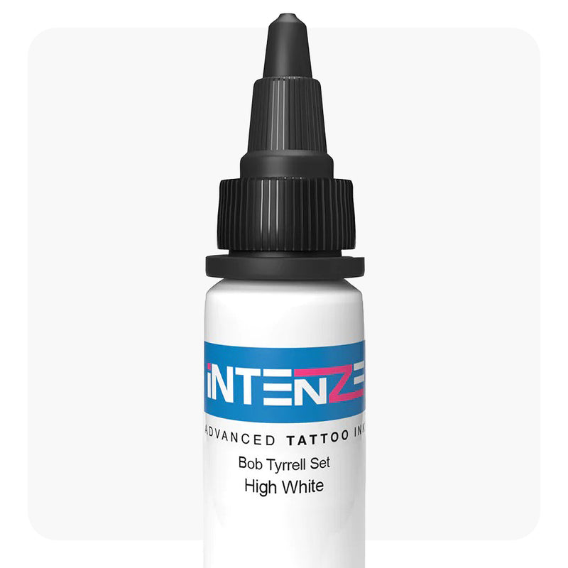High White — Bob Tyrrell Black & Grey Series — Intenze Tattoo Ink — 1oz Bottle - Ultimate Tattoo Supply