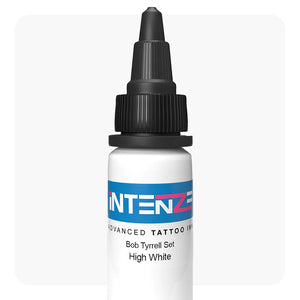 High White — Bob Tyrrell Black & Grey Series — Intenze Tattoo Ink — 1oz Bottle - Ultimate Tattoo Supply