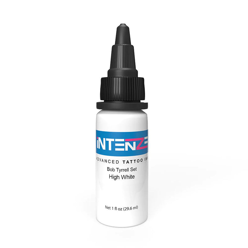High White — Bob Tyrrell Black & Grey Series — Intenze Tattoo Ink — 1oz Bottle - Ultimate Tattoo Supply