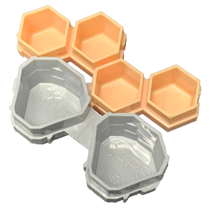 Mega Caps by Hive Caps™ — Bag of 50 Pieces (100 Caps) — Pick Color - Ultimate Tattoo Supply