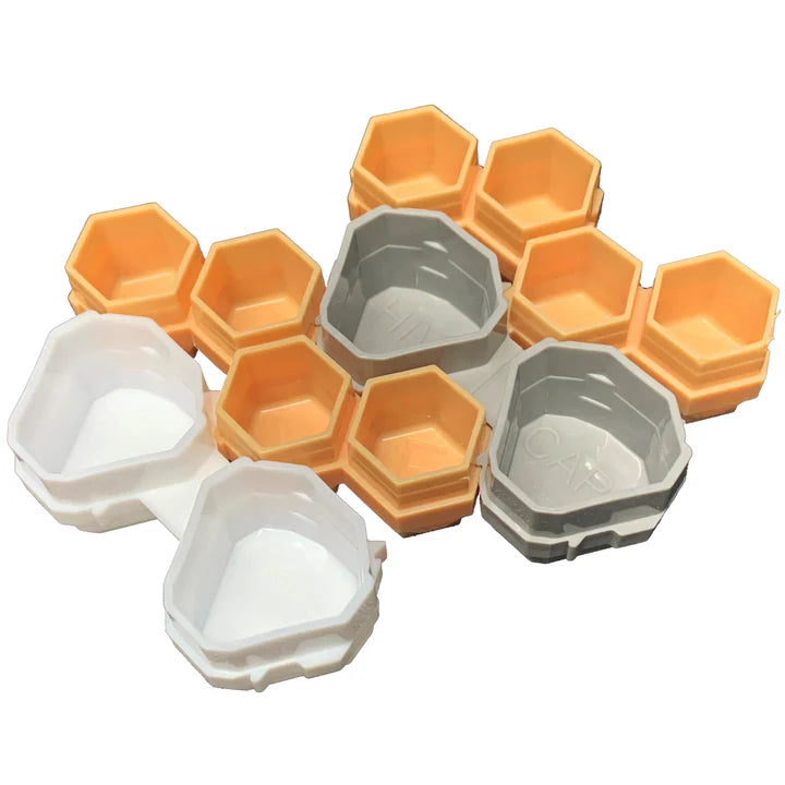 Mega Caps by Hive Caps™ — Bag of 50 Pieces (100 Caps) — Pick Color - Ultimate Tattoo Supply