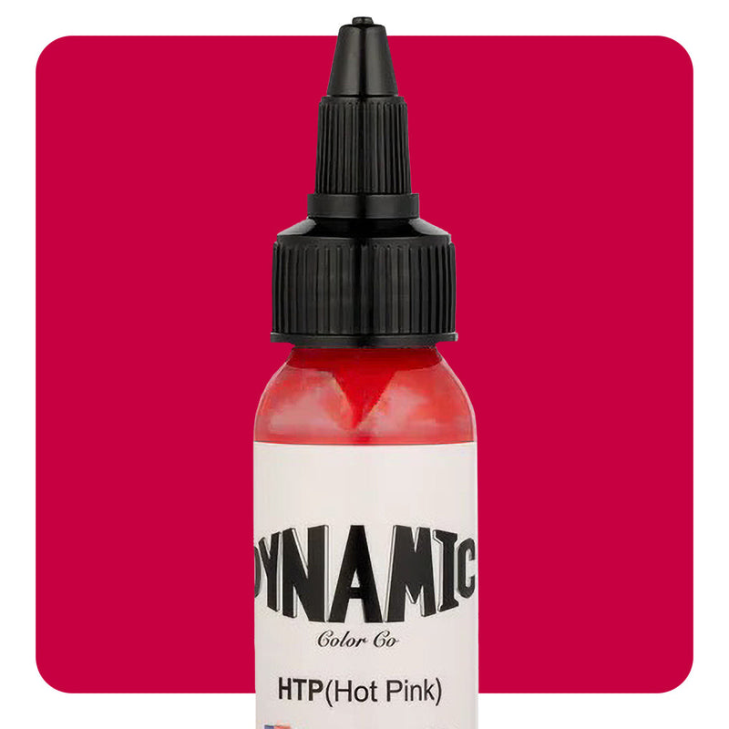 Dynamic Hot Pink Tattoo Ink - 1oz. Bottle - Painful Pleasures