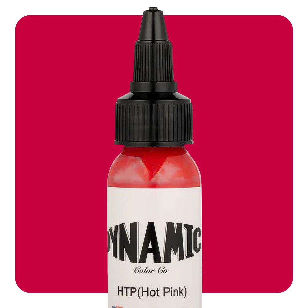Dynamic Hot Pink Tattoo Ink - 1oz. Bottle - Painful Pleasures