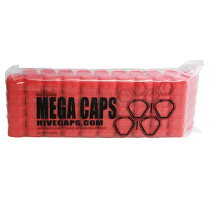 Mega Caps by Hive Caps™ — Bag of 50 Pieces (100 Caps) — Pick Color - Ultimate Tattoo Supply