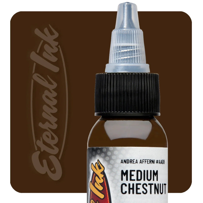 Medium Chestnut — Eternal Tattoo Ink — 1oz - Ultimate Tattoo Supply