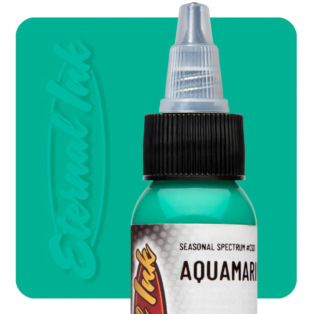 Aquamarine — Eternal Tattoo Ink — 1oz - Ultimate Tattoo Supply