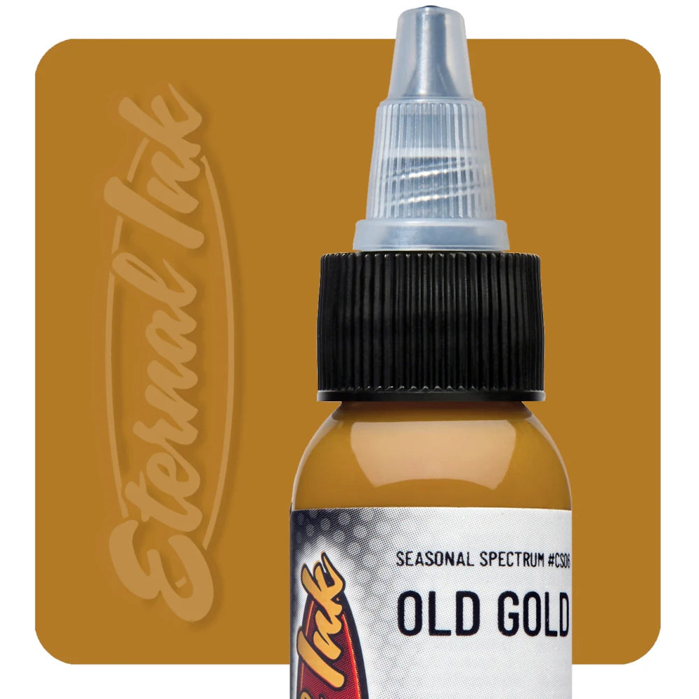 Old Gold — Eternal Tattoo Ink — 1oz - Ultimate Tattoo Supply