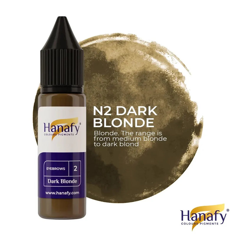 Hanafy Eyebrows № 2 — Dark Blonde — 15ml Bottle
