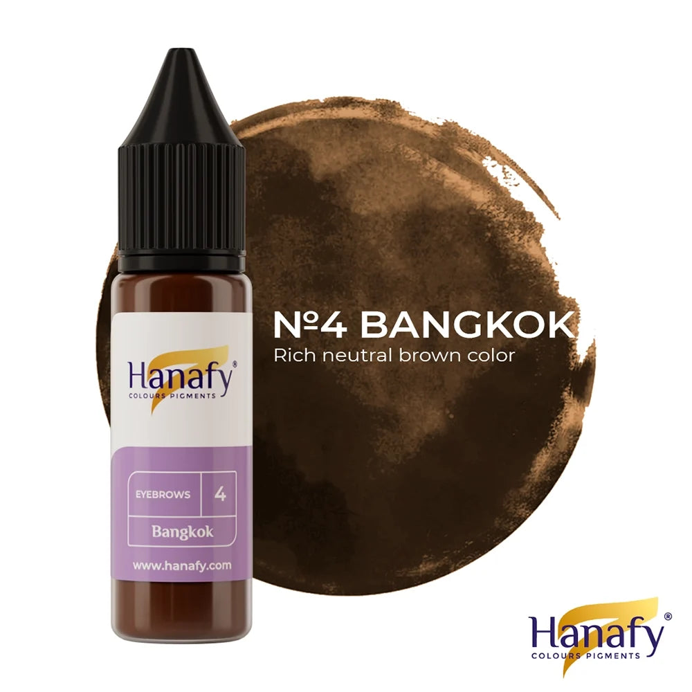 Hanafy Mineral Eyebrows № 4 — Bangkok — 15ml Bottle