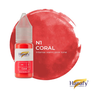 Hanafy Lips № 1 — Coral — 10ml Bottle