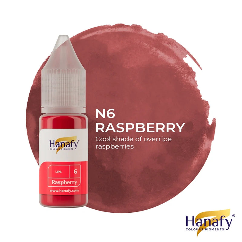 Hanafy Lips № 6 — Raspberry — 10ml Bottle