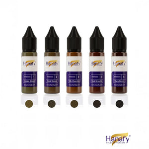 Hanafy Original Eyebrows Full Set — 5 15ml Bottles