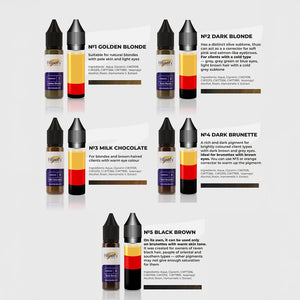 Hanafy Original Eyebrows Full Set — 5 15ml Bottles