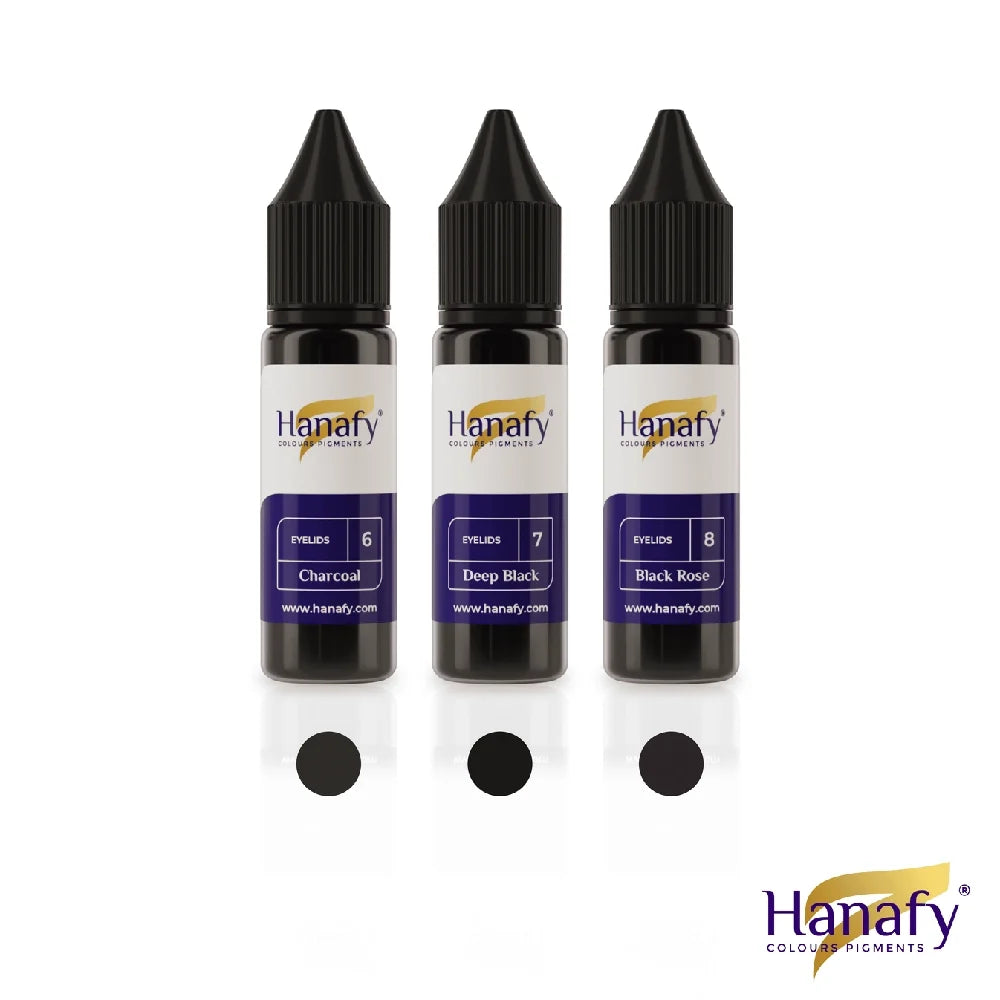 Hanafy Eyeliner Full Set — 3 15ml Bottles