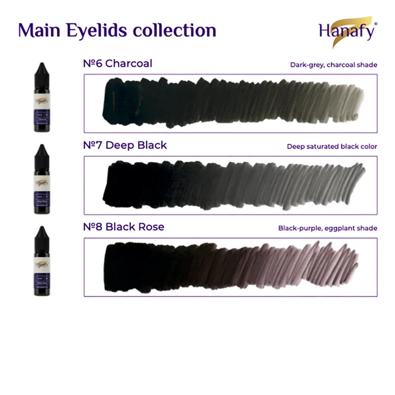 Hanafy Eyeliner Full Set — 3 15ml Bottles