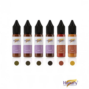 Hanafy Mineral Eyebrows Full Set — 6 15ml Bottles