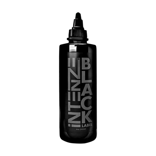 Black Label — Intenze Tattoo Ink — 8oz Bottle | Ultimate Tattoo Supply