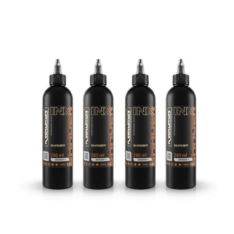 Unishader Set of 4 — Kwadron INX™ — Pick Size - Ultimate Tattoo Supply