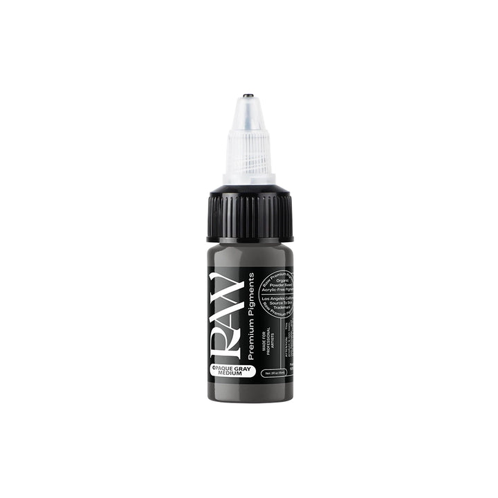 Opaque Grey Medium — RAW Pigments — Pick Size - Ultimate Tattoo SupplyOpaque Grey Medium — RAW Pigments — Pick Size