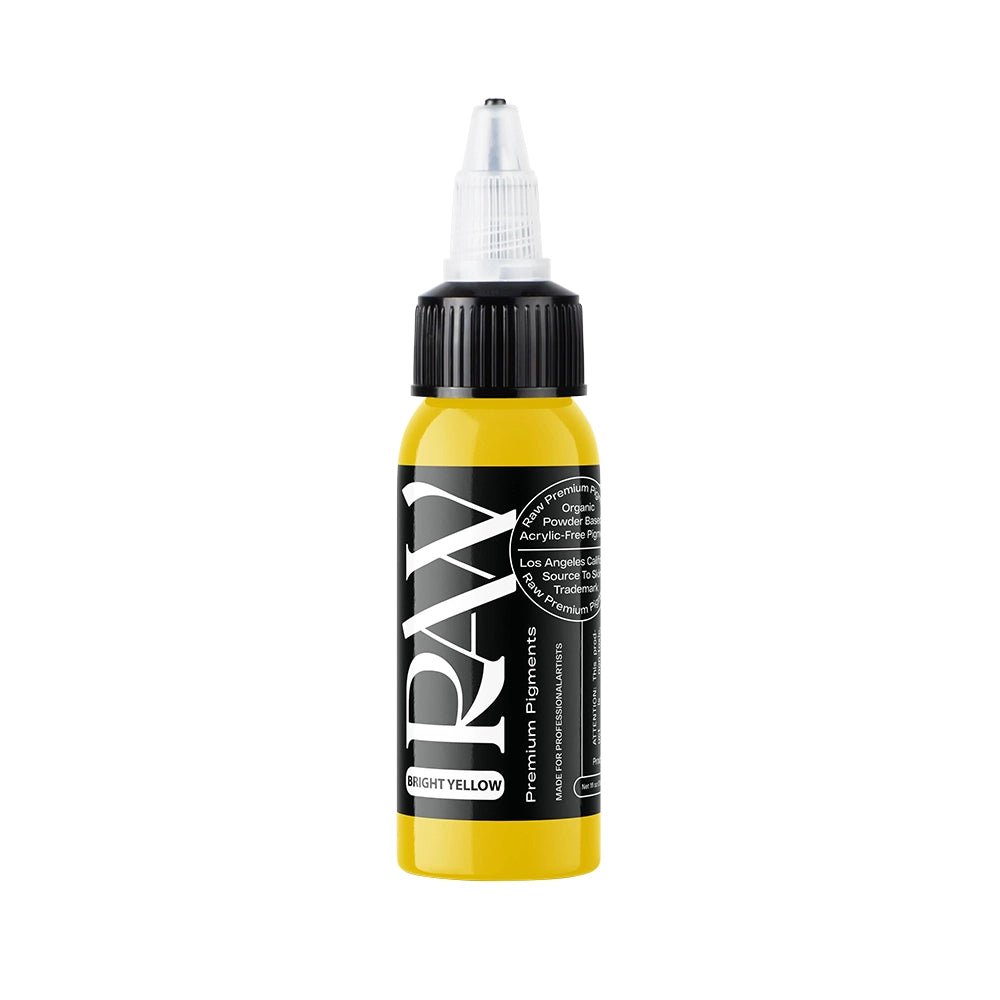 Bright Yellow — RAW Pigments — Pick Size - Ultimate Tattoo Supply