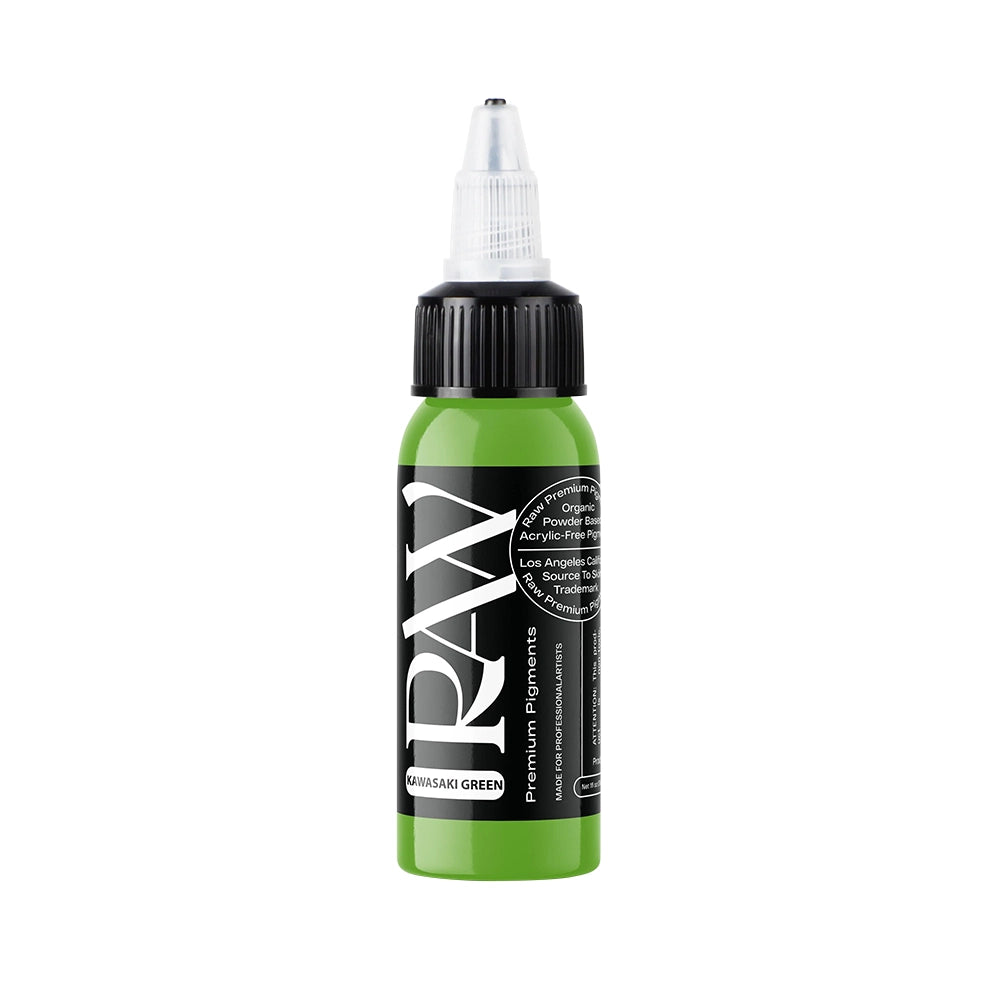 Kawasaki Green — RAW Pigments — Pick Size - Ultimate Tattoo Supply