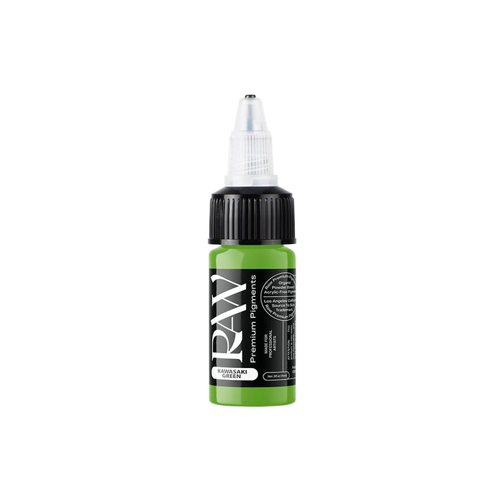 Kawasaki Green — RAW Pigments — Pick Size - Ultimate Tattoo SupplyKawasaki Green — RAW Pigments — Pick Size