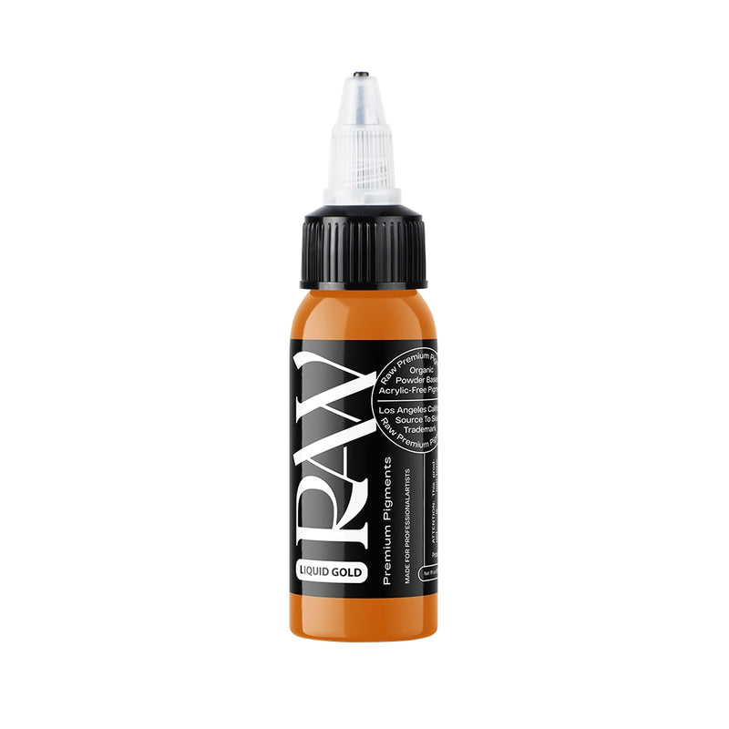 Liquid Gold — RAW Pigments — Pick Size - Ultimate Tattoo Supply
