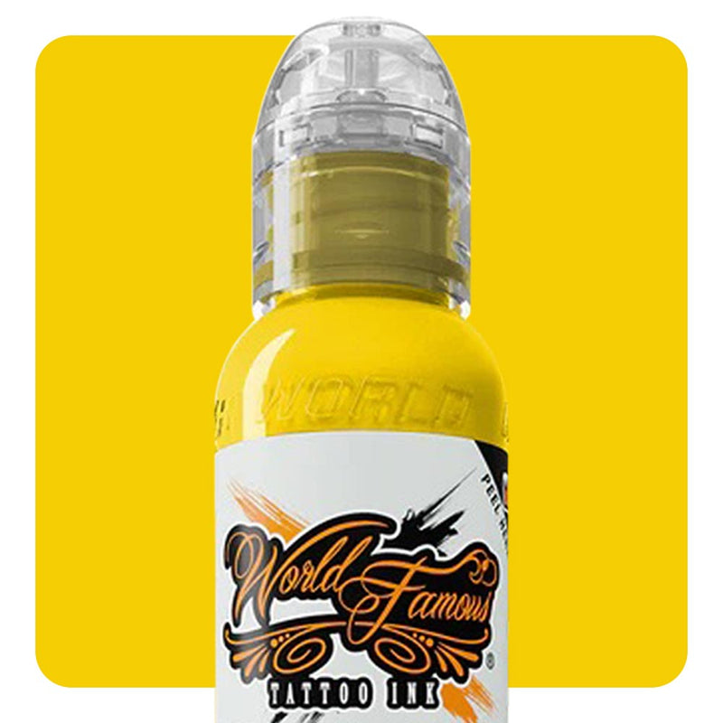 Illuminati Yellow — World Famous Tattoo Ink — 1oz Bottle - Ultimate Tattoo Supply