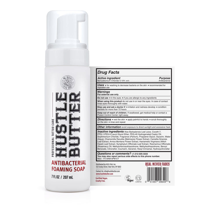 Hustle Bubbles 7oz Bottle with 5oz Tub Hustle Butter Deluxe Bundle - Ultimate Tattoo SupplyHustle Bubbles 7oz Bottle with 5oz Tub Hustle Butter Deluxe Bundle