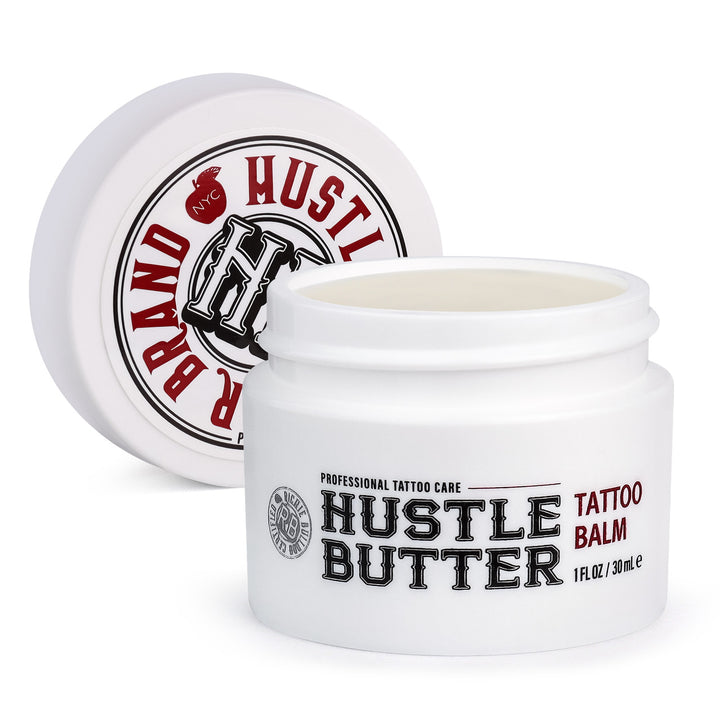 Hustle Butter Deluxe Tattoo Aftercare — 1oz — Single or Case of 48 - Ultimate Tattoo SupplyHustle Butter Deluxe Tattoo Aftercare — 1oz — Single or Case of 48