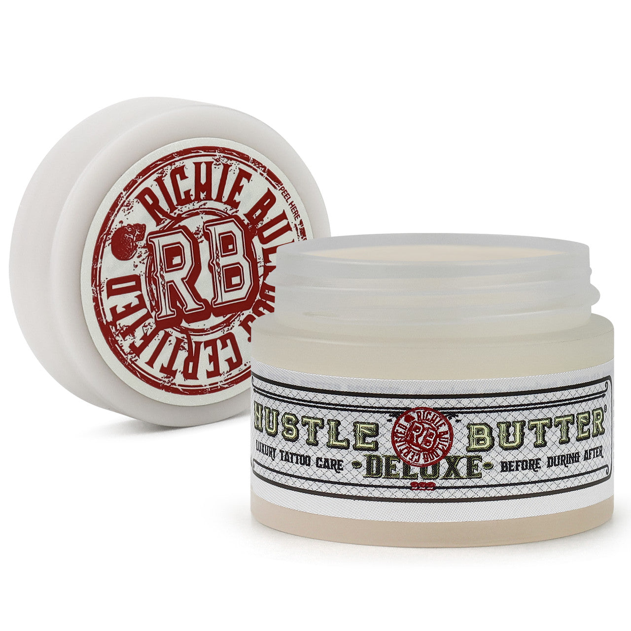 Hustle Bubbles 7oz Bottle with 1oz Tub Hustle Butter Deluxe Bundle - Ultimate Tattoo Supply