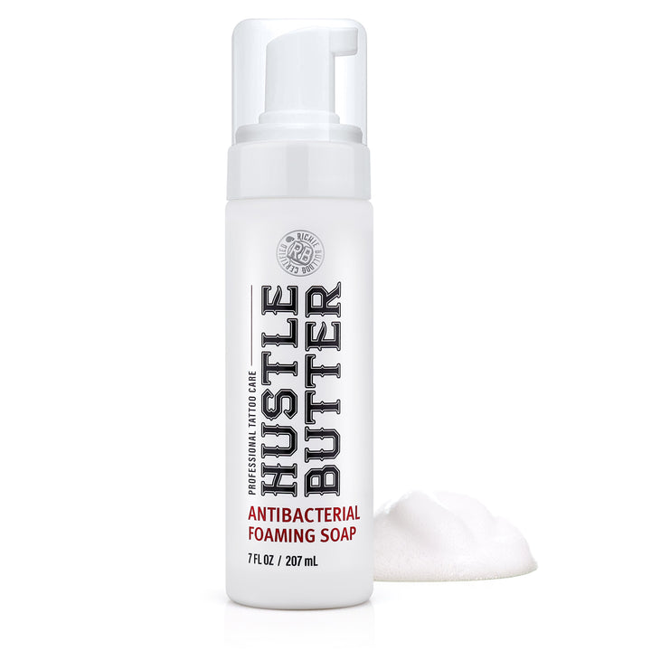 Hustle Bubbles 7oz Bottle with 5oz Tub Hustle Butter Deluxe Bundle - Ultimate Tattoo SupplyHustle Bubbles 7oz Bottle with 5oz Tub Hustle Butter Deluxe Bundle