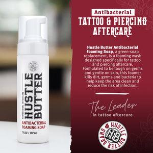 Hustle Bubbles 7oz Bottle with 1oz Tub Hustle Butter Deluxe Bundle - Ultimate Tattoo Supply