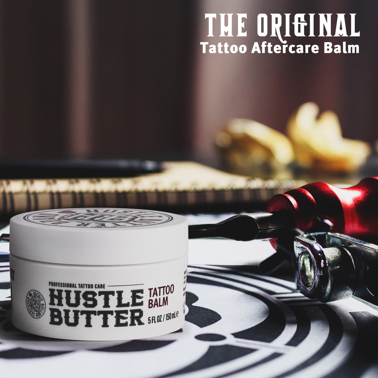 Hustle Butter Deluxe Tattoo Aftercare — 5oz — Single or Case of 24 - Ultimate Tattoo Supply