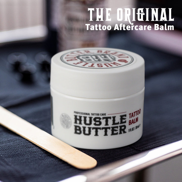 Hustle Butter Deluxe Tattoo Aftercare — 1oz — Single or Case of 48 - Ultimate Tattoo SupplyHustle Butter Deluxe Tattoo Aftercare — 1oz — Single or Case of 48