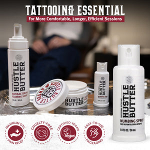 Hustle Butter Numbing Spray — 1.9oz Spray Bottle - Ultimate Tattoo Supply