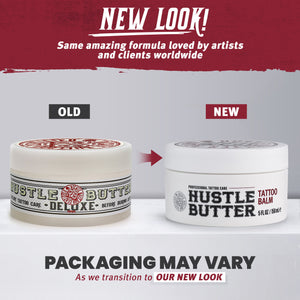 Hustle Butter Deluxe Tattoo Aftercare — 5oz — Single or Case of 24 - Ultimate Tattoo Supply