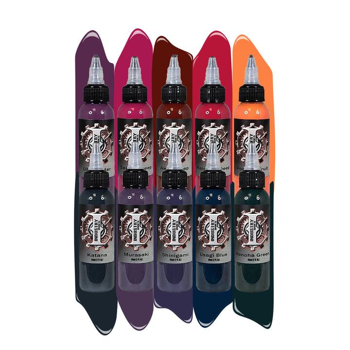 Anime Color Set Dark — Industry Inks — Pick Size - Ultimate Tattoo Supply