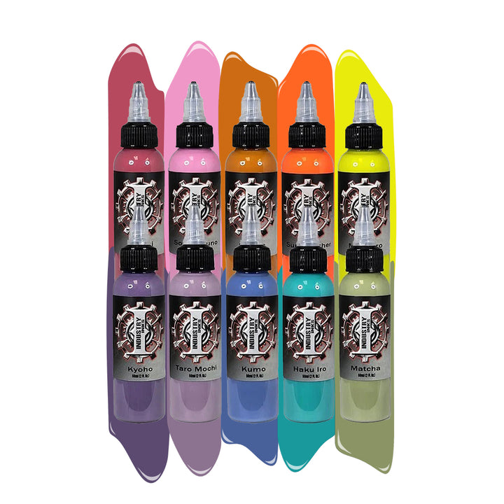 Anime Color Set Light — Industry Inks — Pick Size - Ultimate Tattoo Supply