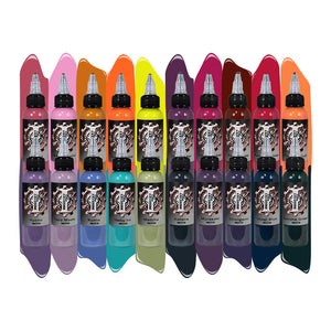 Anime Color Set Light + Dark — Industry Inks — Pick Size - Ultimate Tattoo Supply