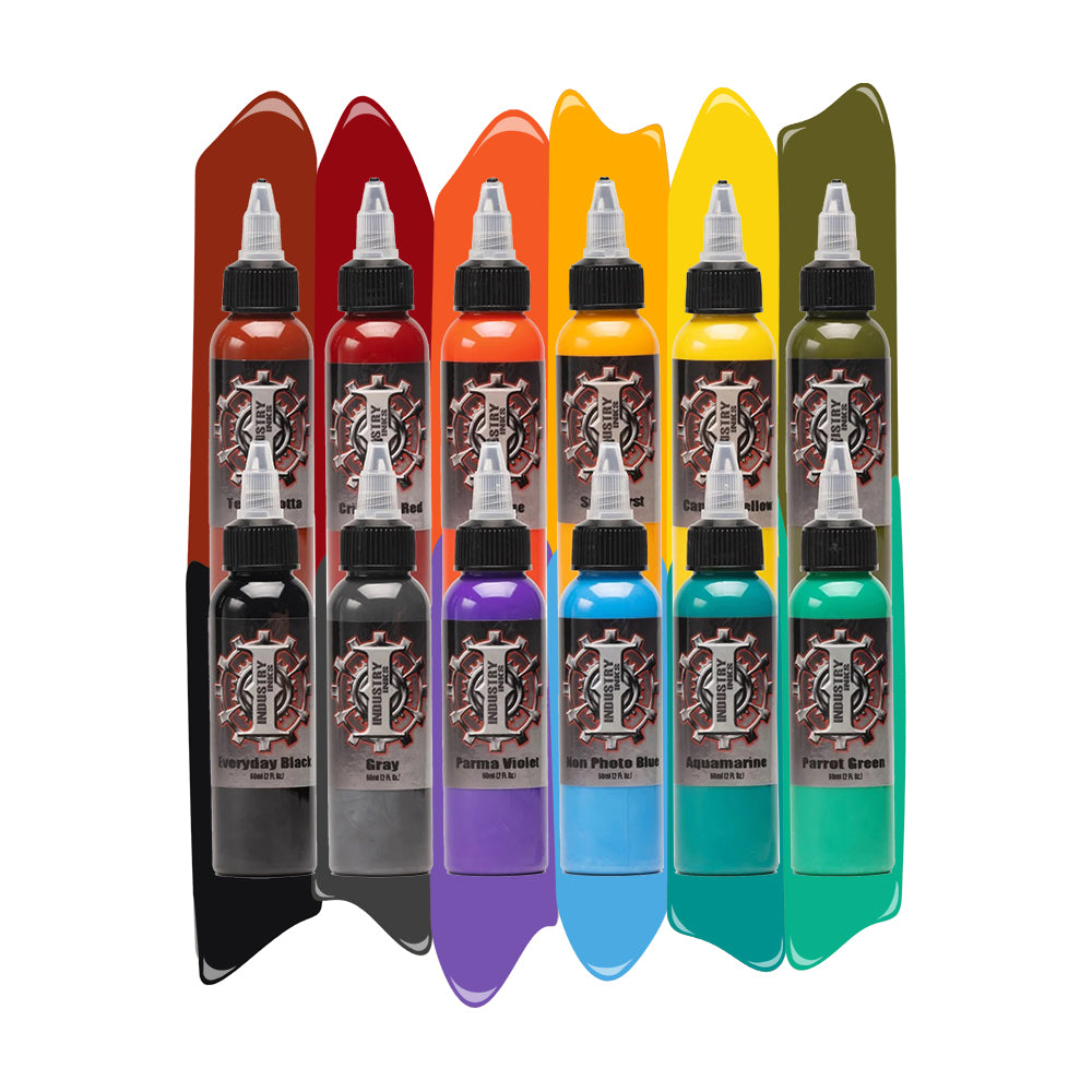Traditional Plus Color Set — Industry Inks — Pick Size - Ultimate Tattoo Supply