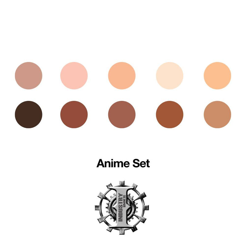 Anime Flesh Set — Industry Inks — Pick Size - Ultimate Tattoo Supply