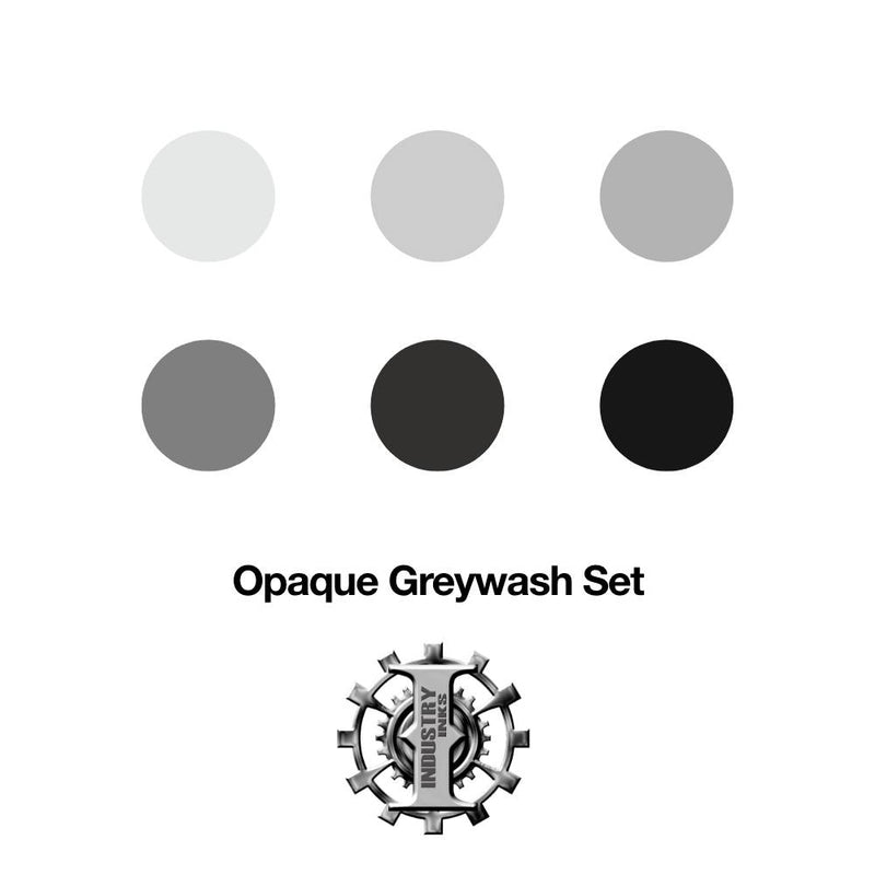 Opaque Grey Color Set — Industry Inks — Pick Size - Ultimate Tattoo Supply