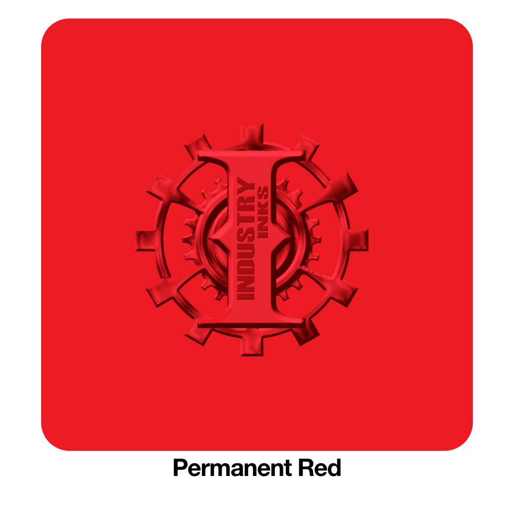 Permanent Red — Industry Inks — Pick Size - Ultimate Tattoo Supply