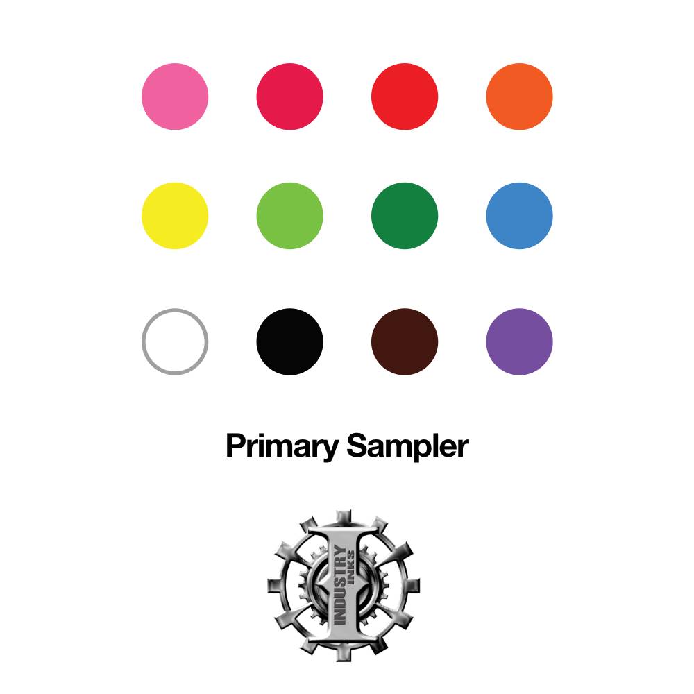 Primary Color Set — Industry Inks — Pick Size - Ultimate Tattoo Supply