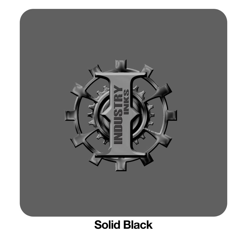 Solid Black — Industry Inks — Pick Size